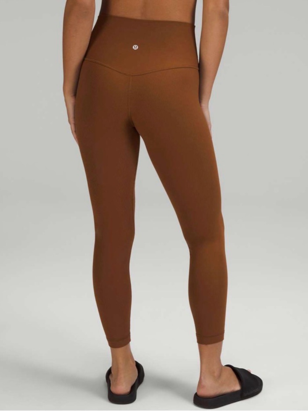 Lululemon Align Ribbed High-Rise Pant NWT 25" Roasted Brown Size 4